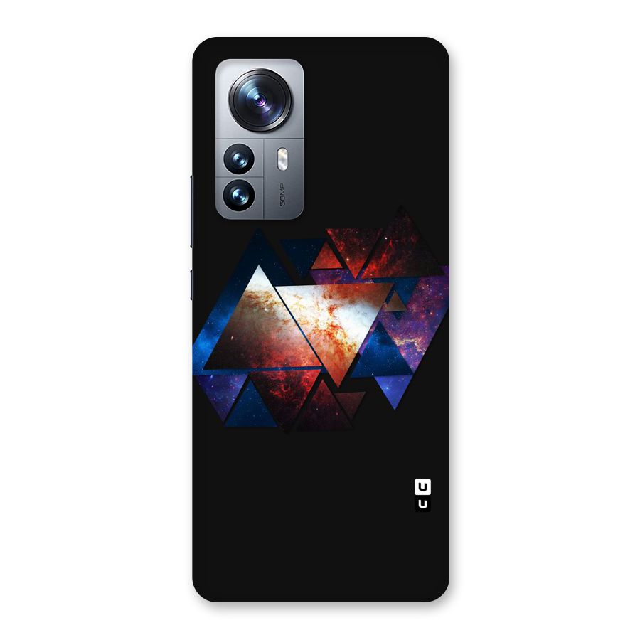 Fire Galaxy Triangles Back Case for Xiaomi 12 Pro