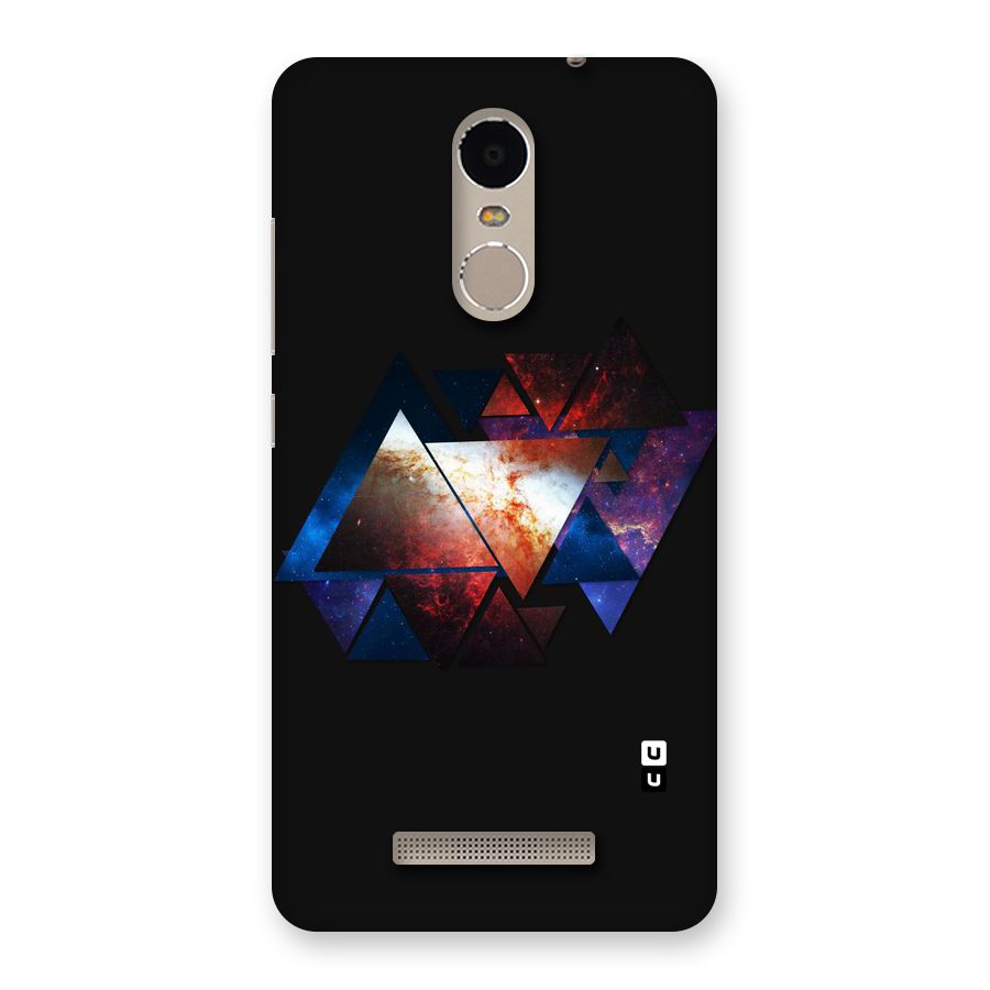 Fire Galaxy Triangles Back Case for Xiaomi Redmi Note 3