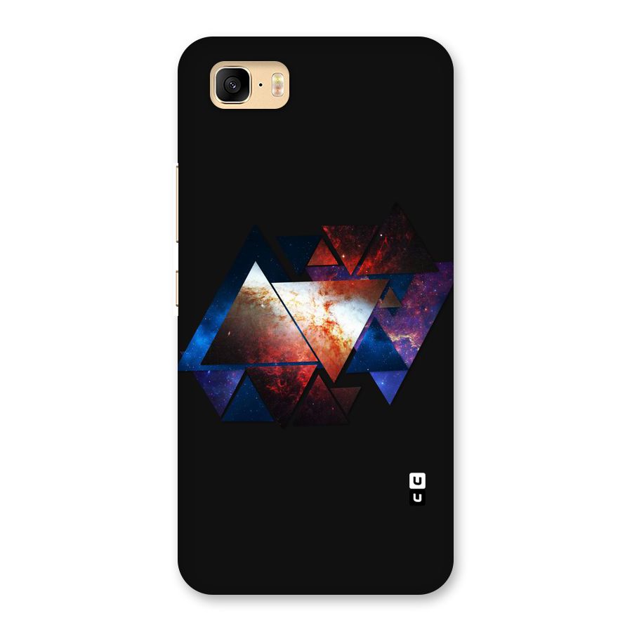 Fire Galaxy Triangles Back Case for Zenfone 3s Max