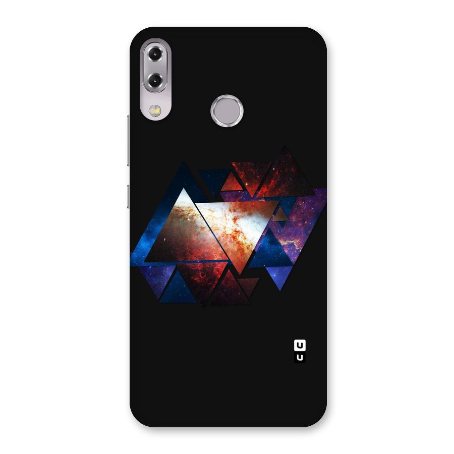 Fire Galaxy Triangles Back Case for Zenfone 5Z