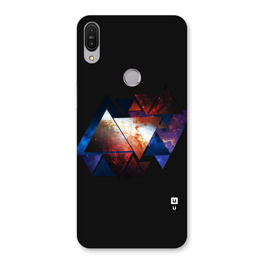 Fire Galaxy Triangles Back Case for Zenfone Max Pro M1
