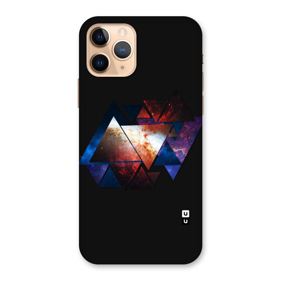 Fire Galaxy Triangles Back Case for iPhone 11 Pro