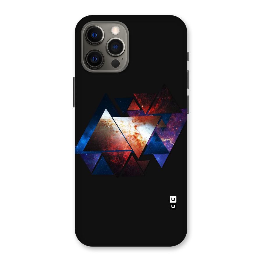 Fire Galaxy Triangles Back Case for iPhone 12 Pro Max