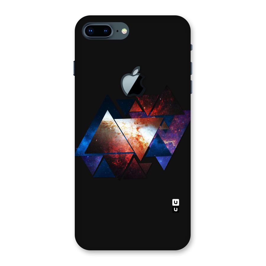 Fire Galaxy Triangles Back Case for iPhone 7 Plus Apple Cut