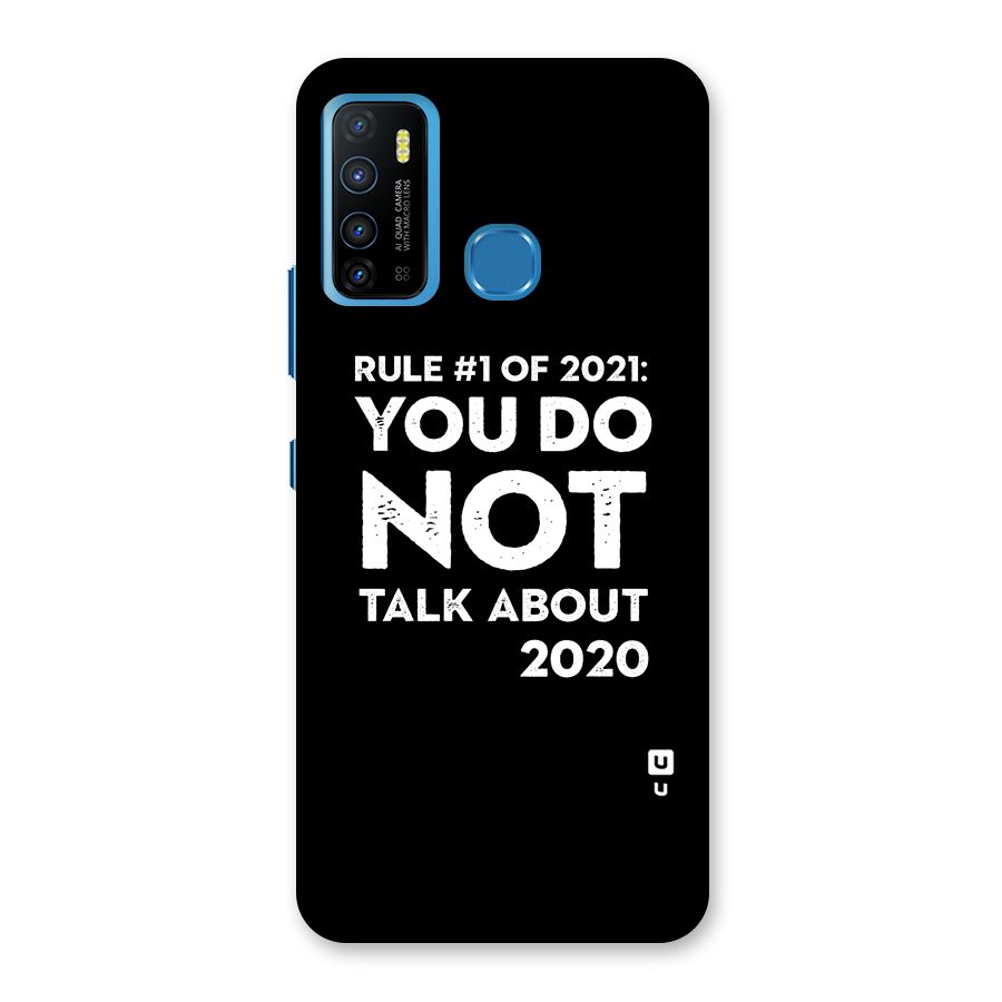 First Rule of 2021 Back Case for Infinix Hot 9