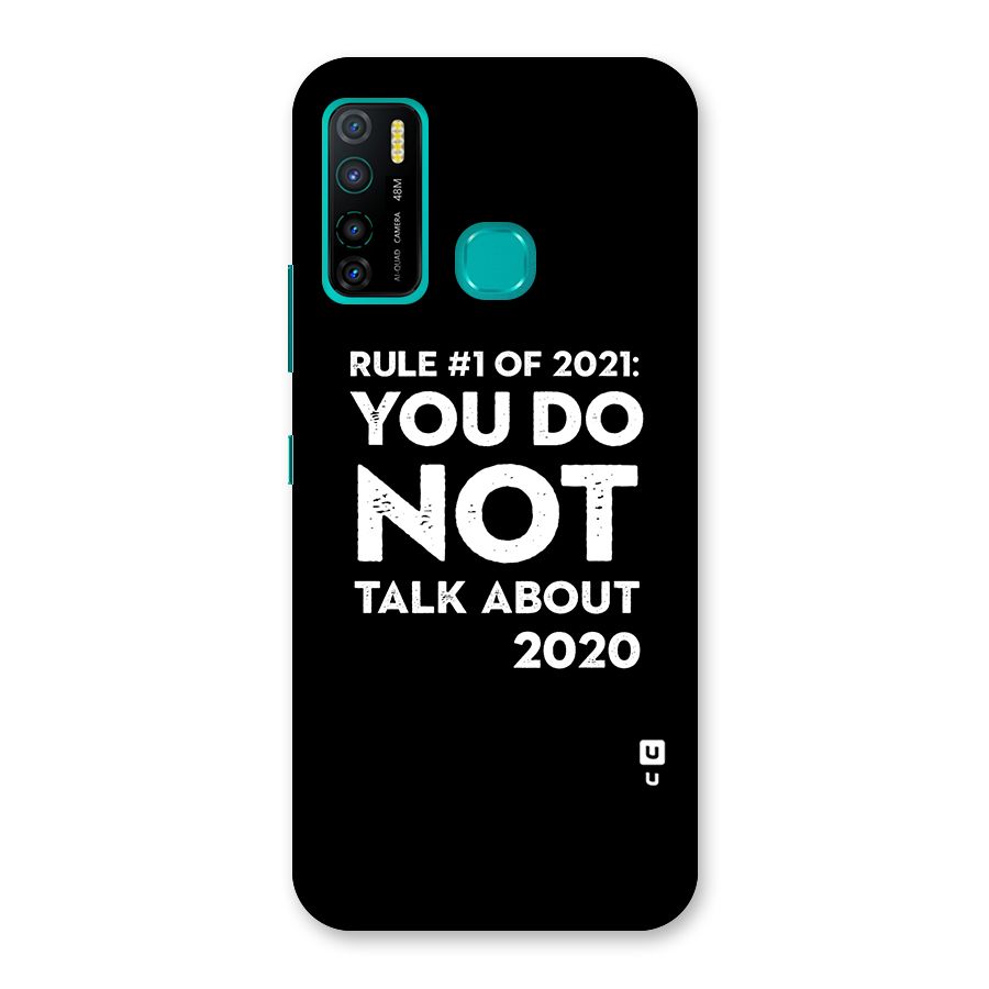 First Rule of 2021 Back Case for Infinix Hot 9 Pro