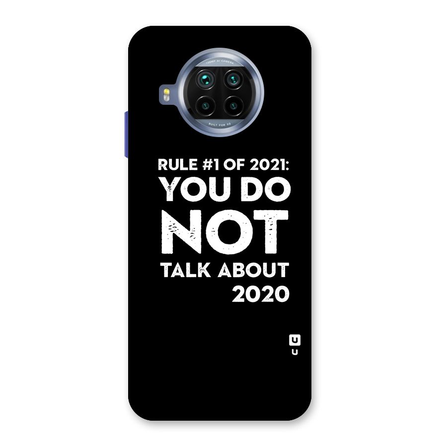 First Rule of 2021 Back Case for Mi 10i