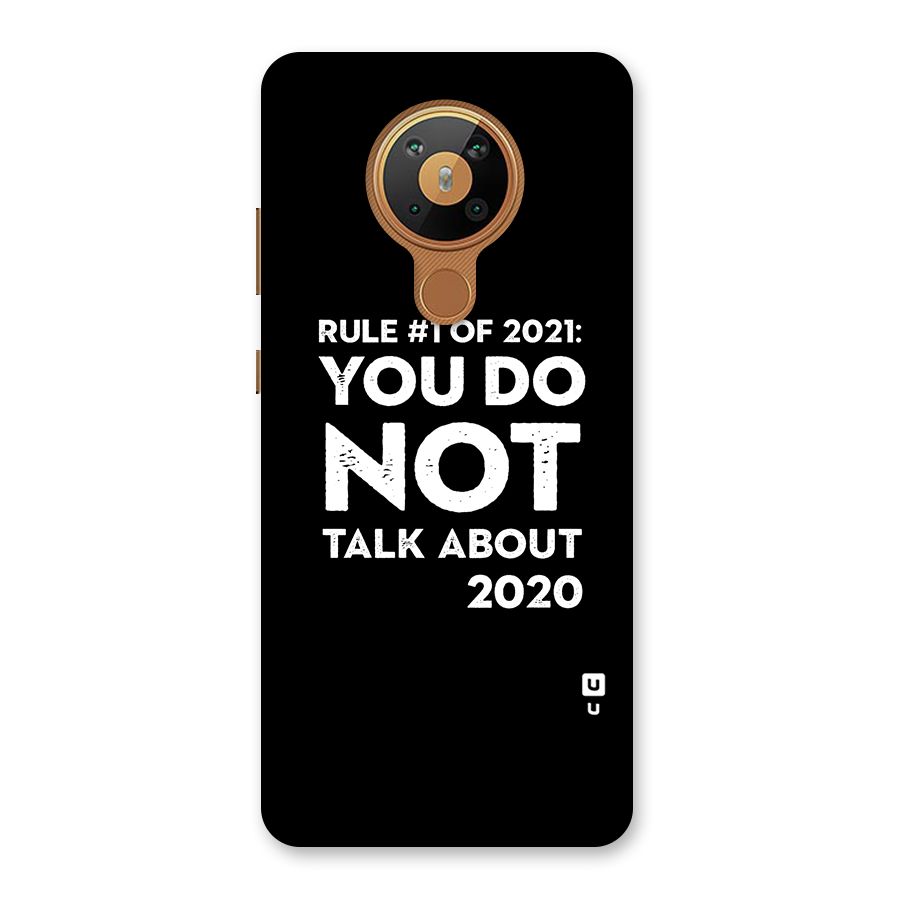 First Rule of 2021 Back Case for Nokia 5.3