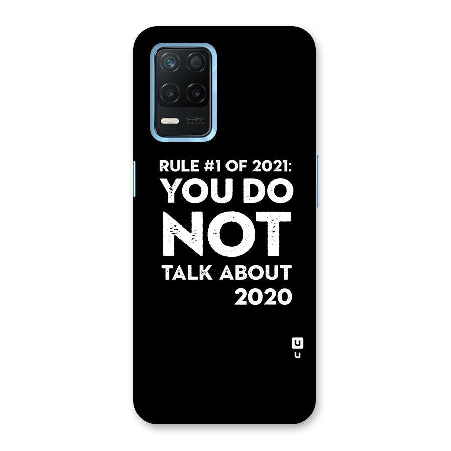 First Rule of 2021 Back Case for Realme Narzo 30 5G