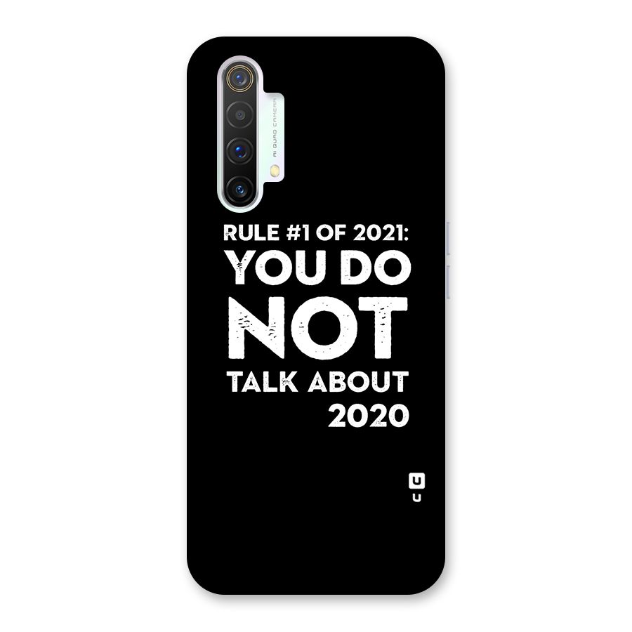 First Rule of 2021 Back Case for Realme X3 SuperZoom