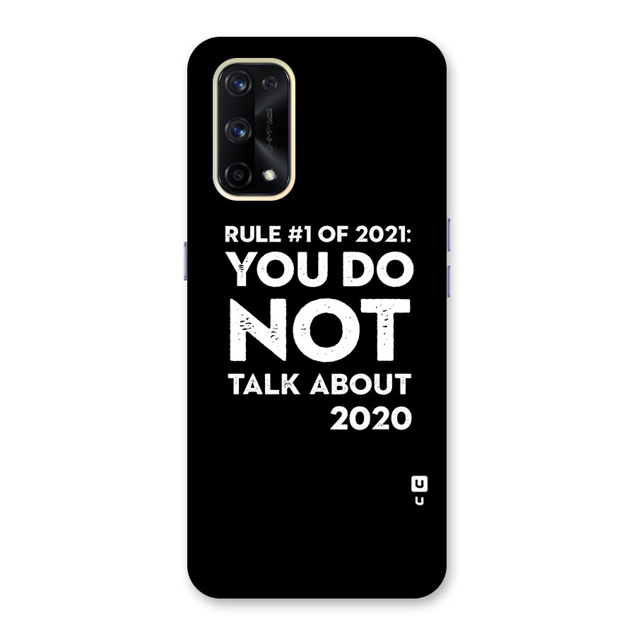 First Rule of 2021 Glass Back Case for Realme X7 Pro