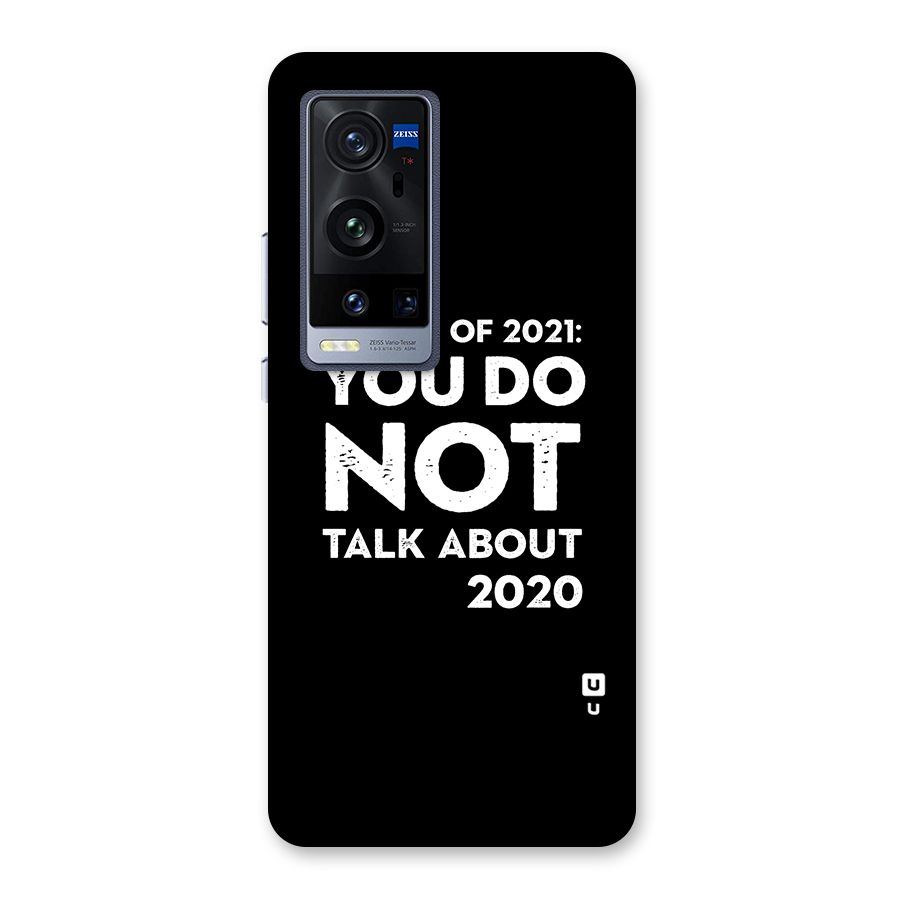 First Rule of 2021 Back Case for Vivo X60 Pro Plus