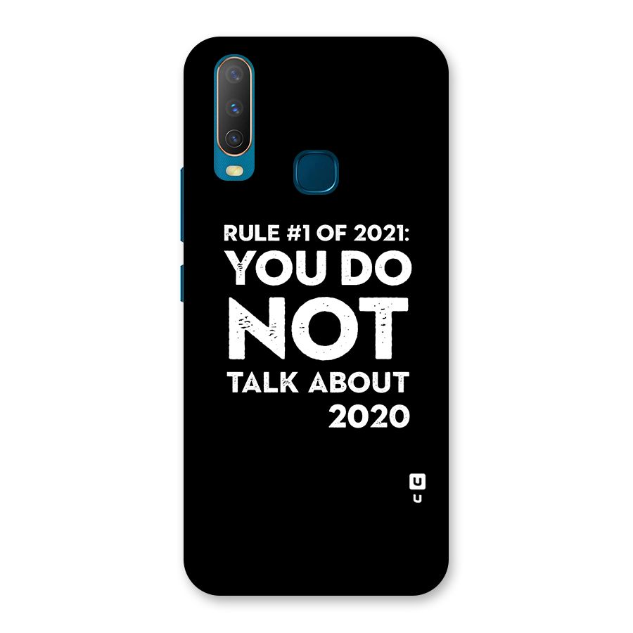 First Rule of 2021 Back Case for Vivo Y11