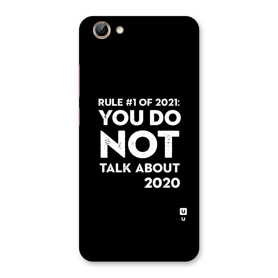 First Rule of 2021 Back Case for Vivo Y71i