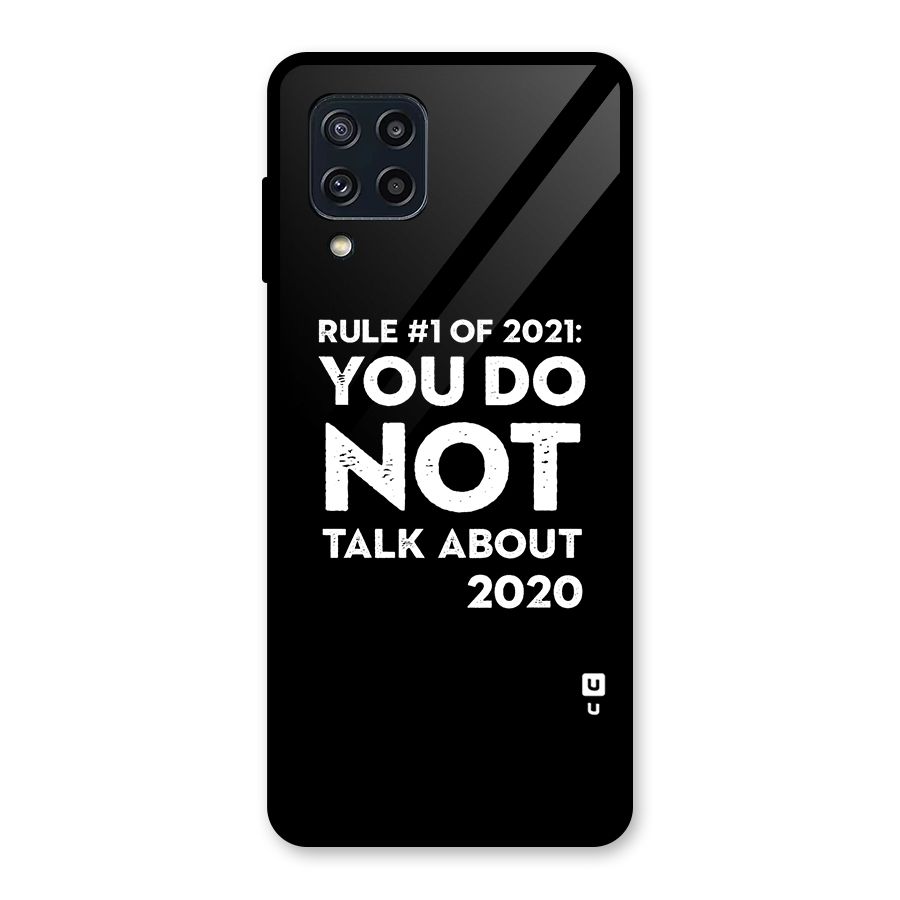 First Rule of 2021 Glass Back Case for Galaxy M32