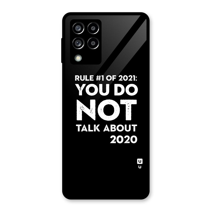 First Rule of 2021 Glass Back Case for Galaxy M53 5G