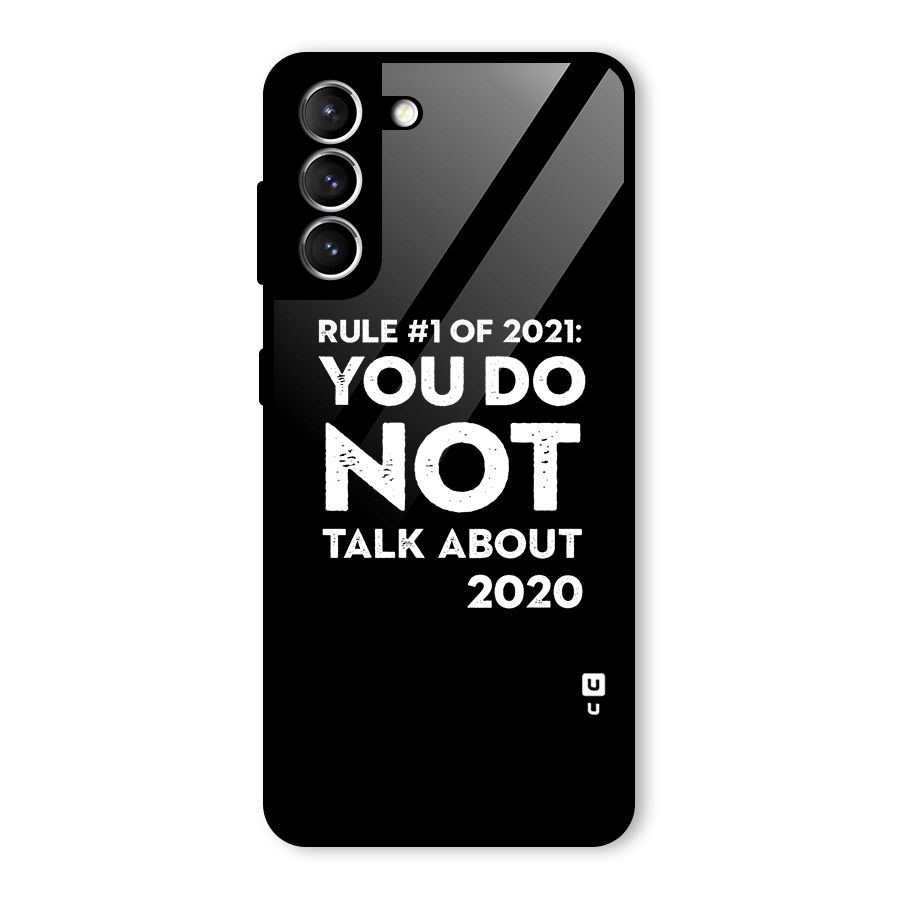 First Rule of 2021 Glass Back Case for Galaxy S21 5G