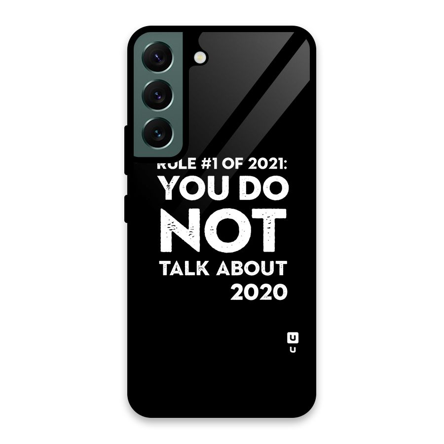 First Rule of 2021 Glass Back Case for Galaxy S22 5G