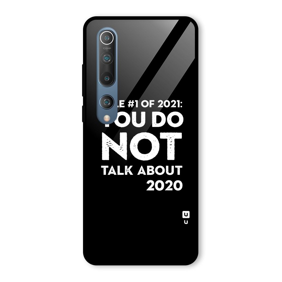 First Rule of 2021 Glass Back Case for Mi 10