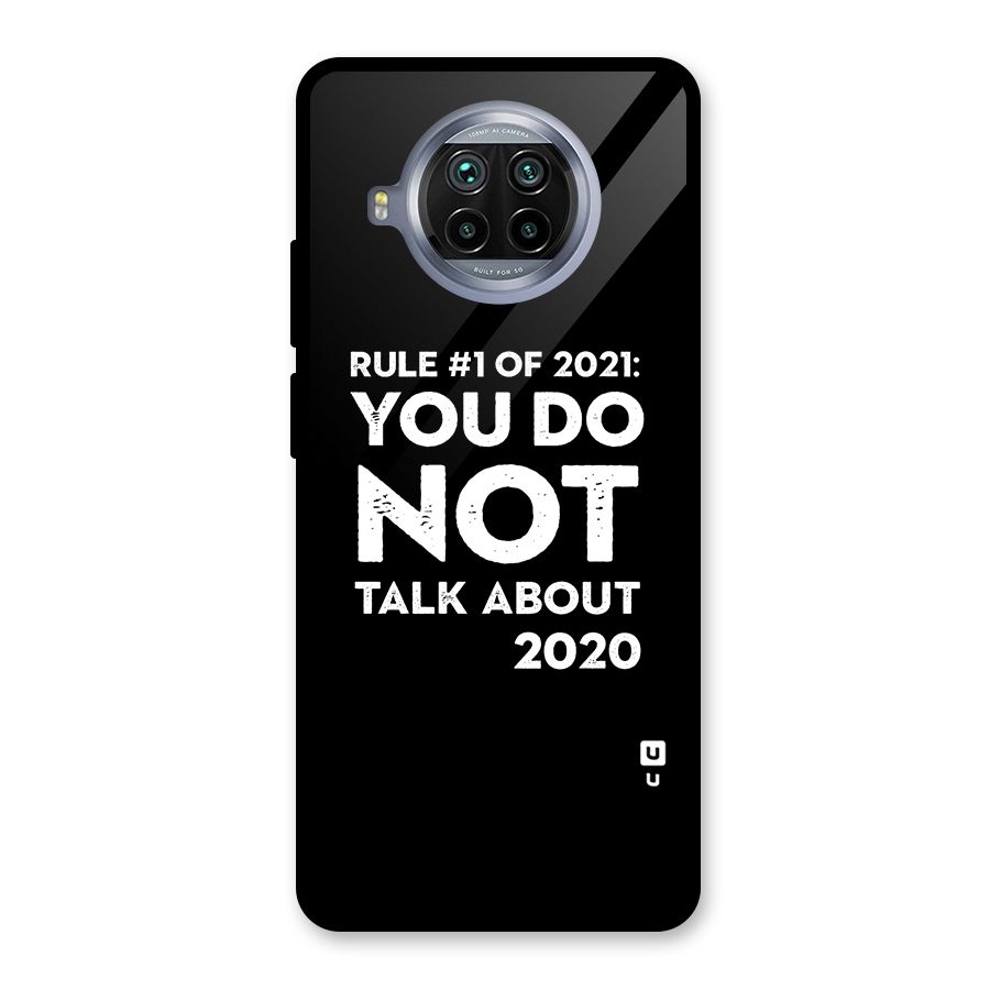 First Rule of 2021 Glass Back Case for Mi 10i