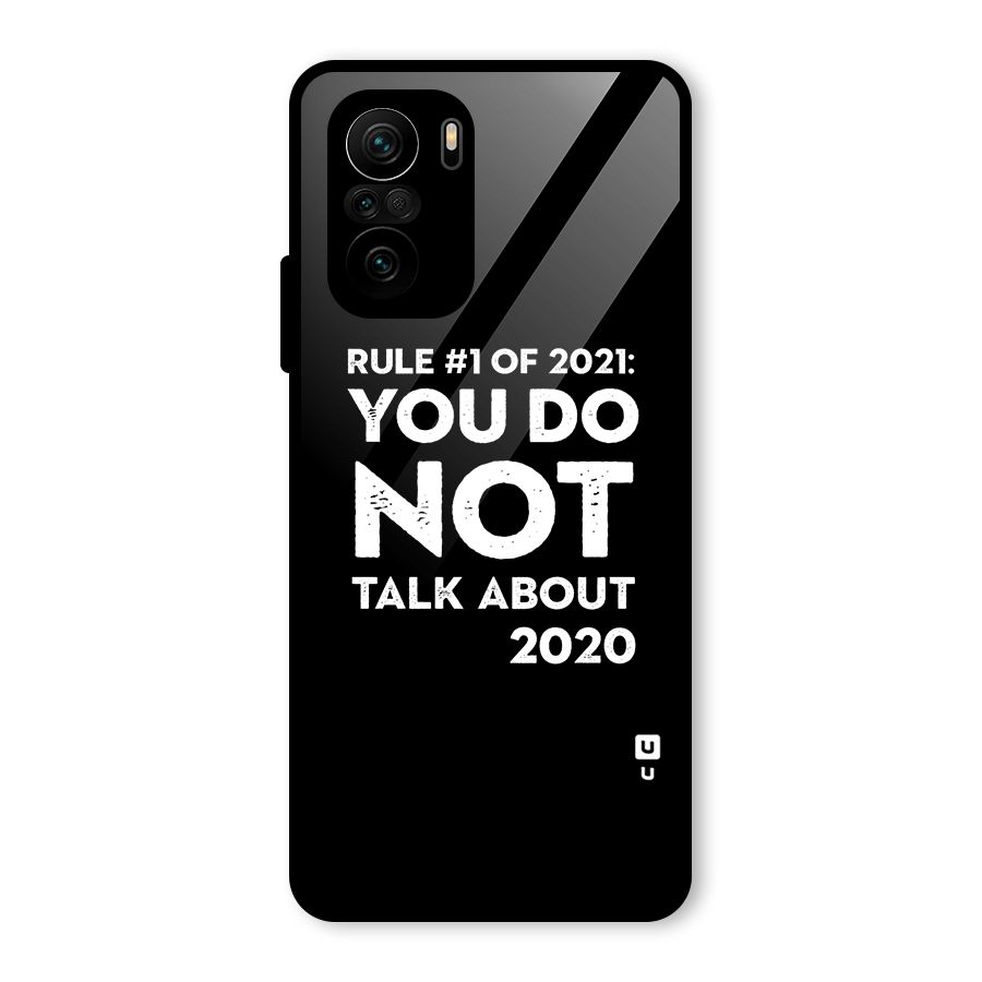 First Rule of 2021 Glass Back Case for Mi 11x