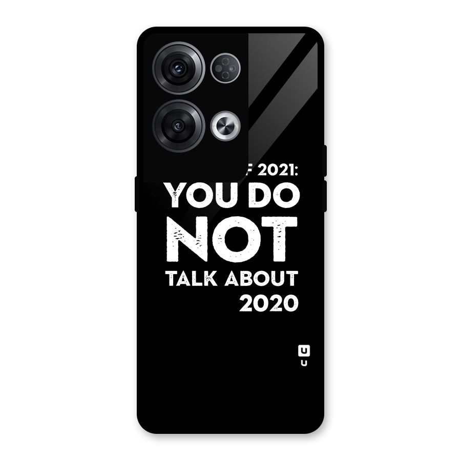 First Rule of 2021 Glass Back Case for Oppo Reno8 Pro 5G