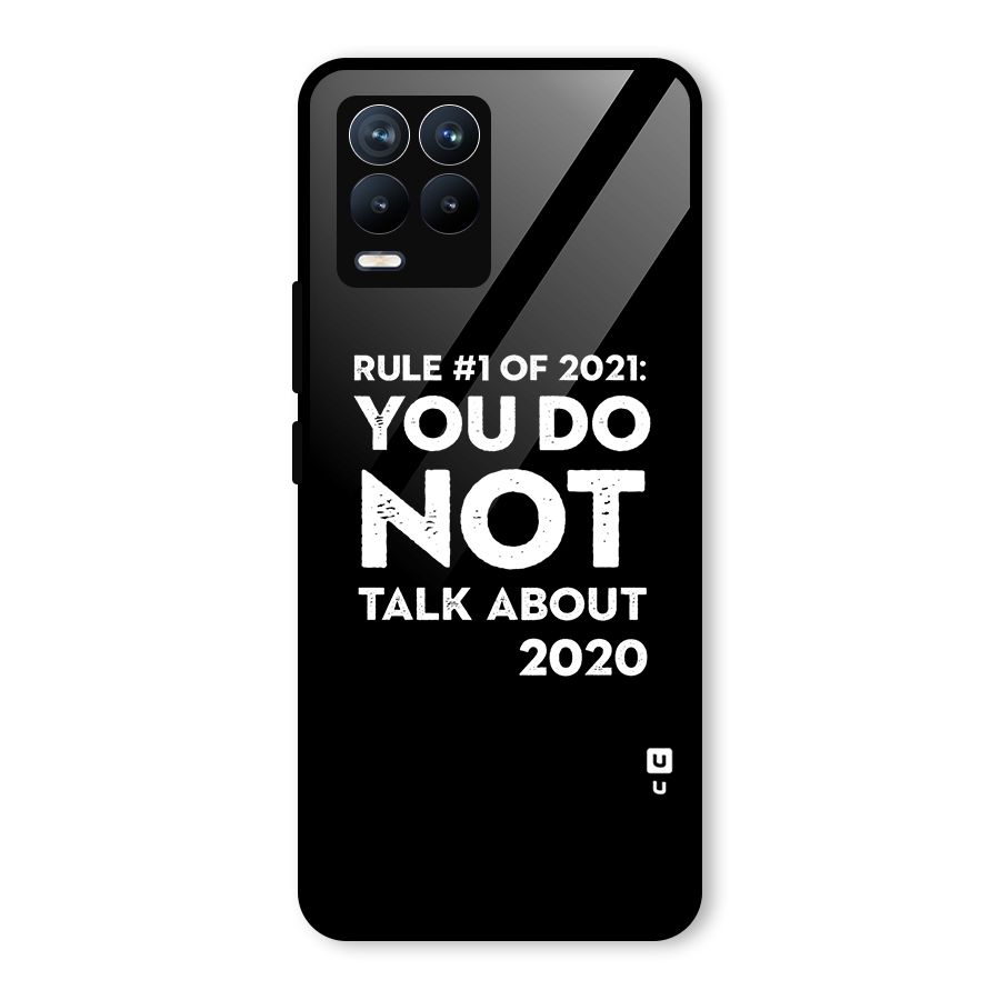 First Rule of 2021 Glass Back Case for Realme 8 Pro