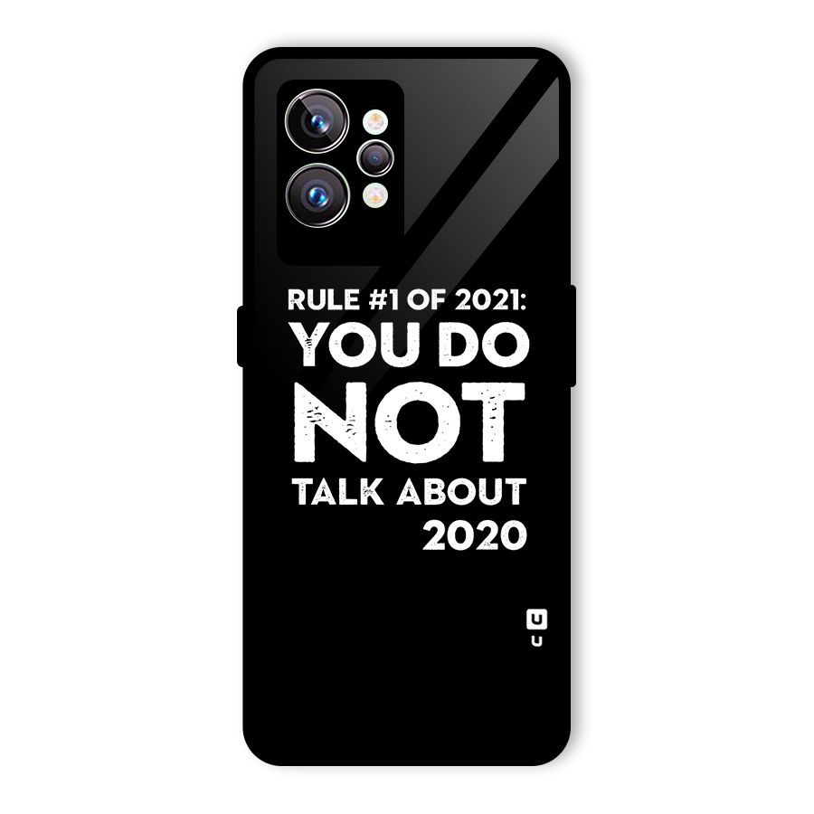 First Rule of 2021 Glass Back Case for Realme GT2 Pro