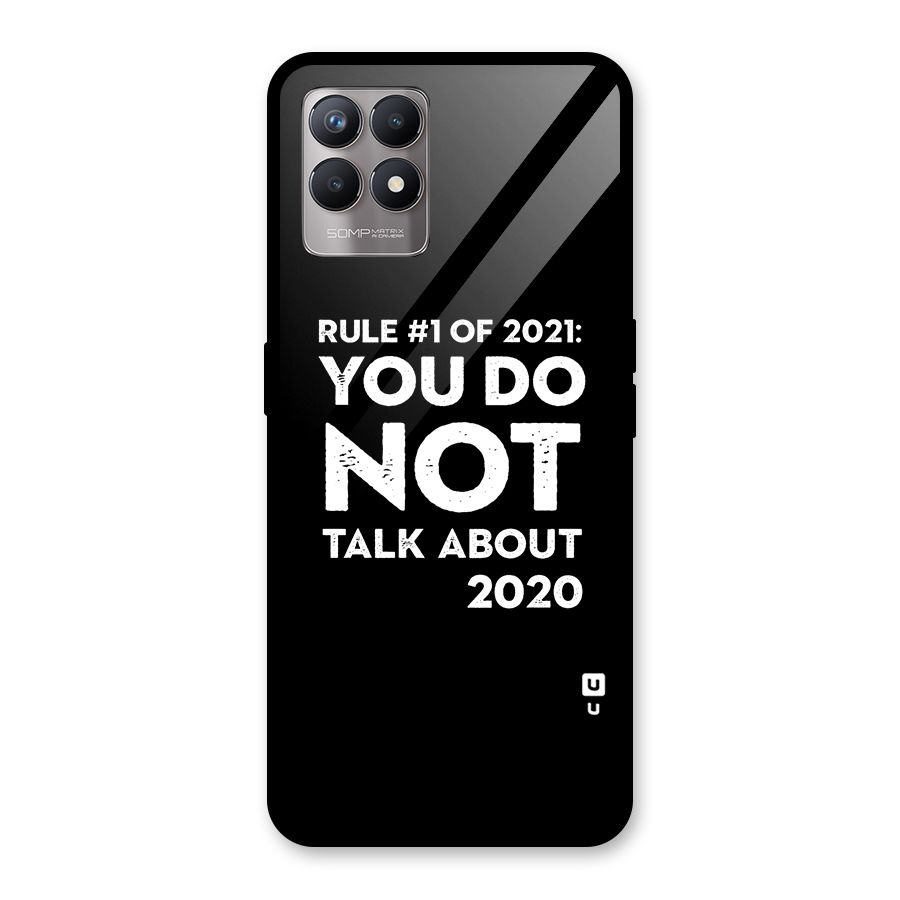 First Rule of 2021 Glass Back Case for Realme Narzo 50