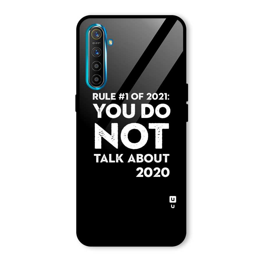 First Rule of 2021 Glass Back Case for Realme X2