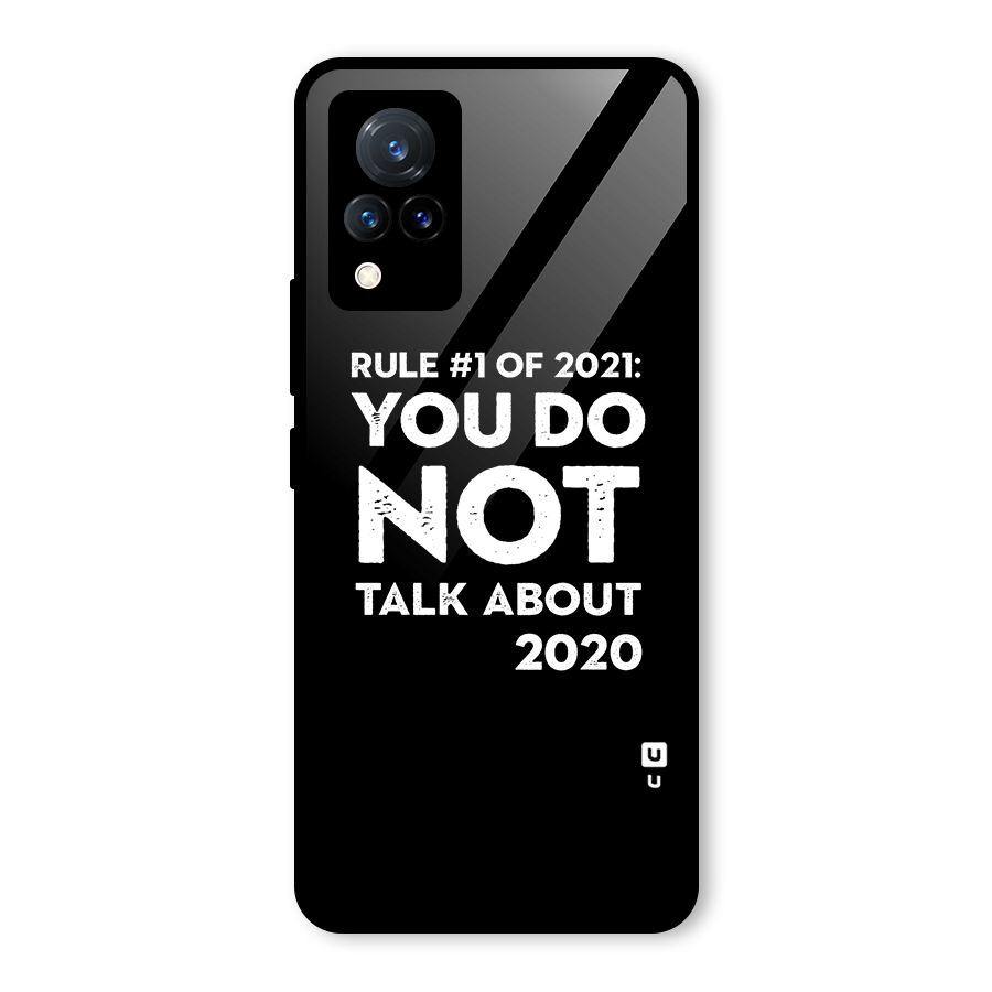 First Rule of 2021 Glass Back Case for Vivo V21 5G