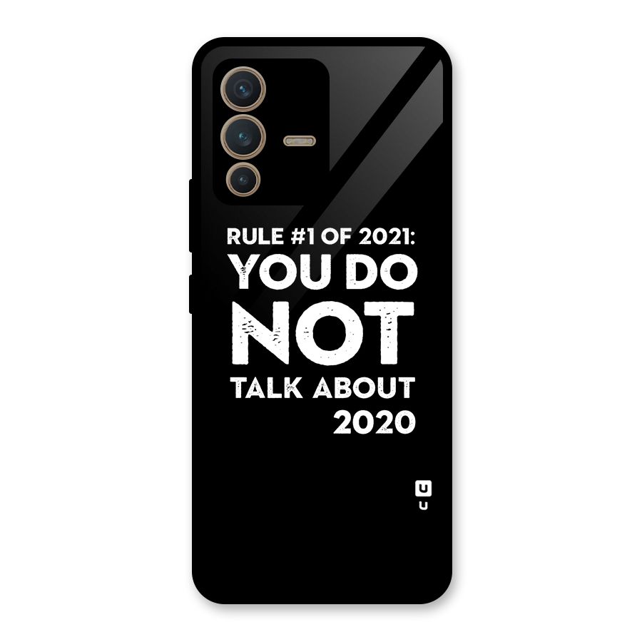 First Rule of 2021 Glass Back Case for Vivo V23 5G