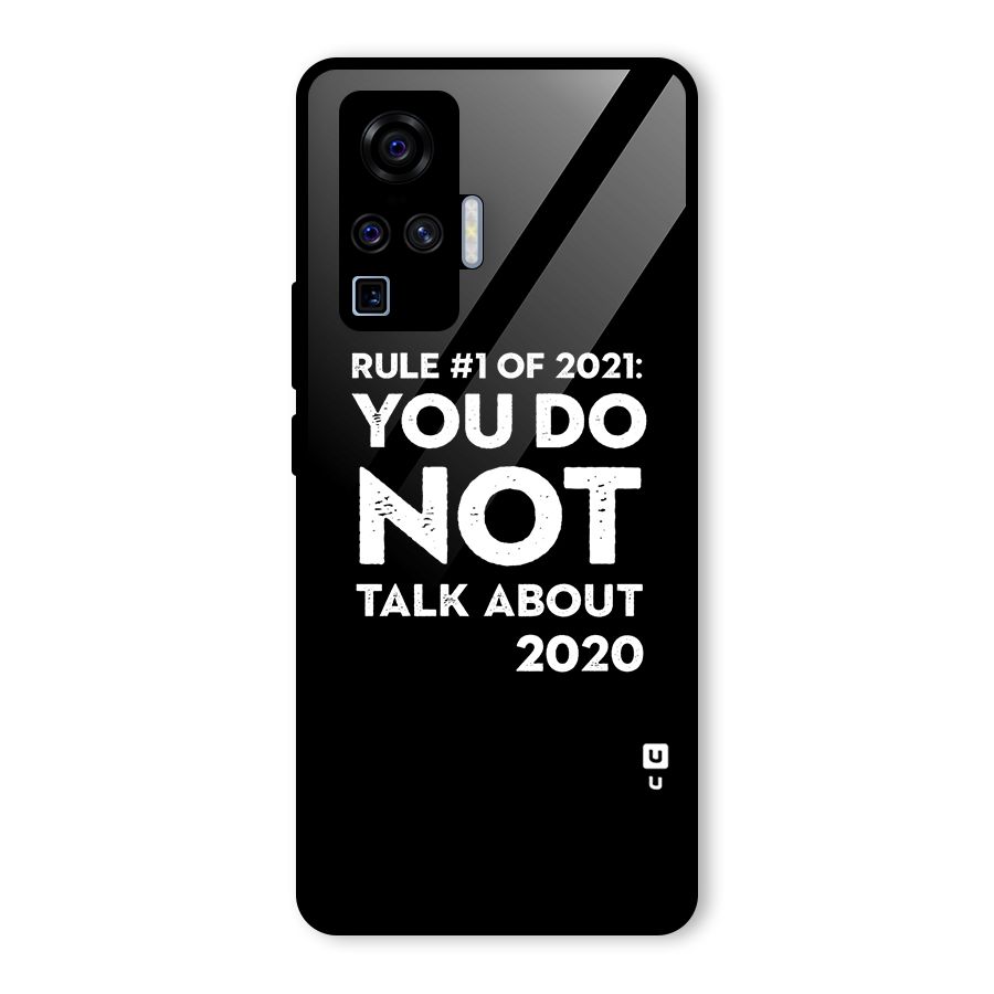 First Rule of 2021 Glass Back Case for Vivo X50 Pro