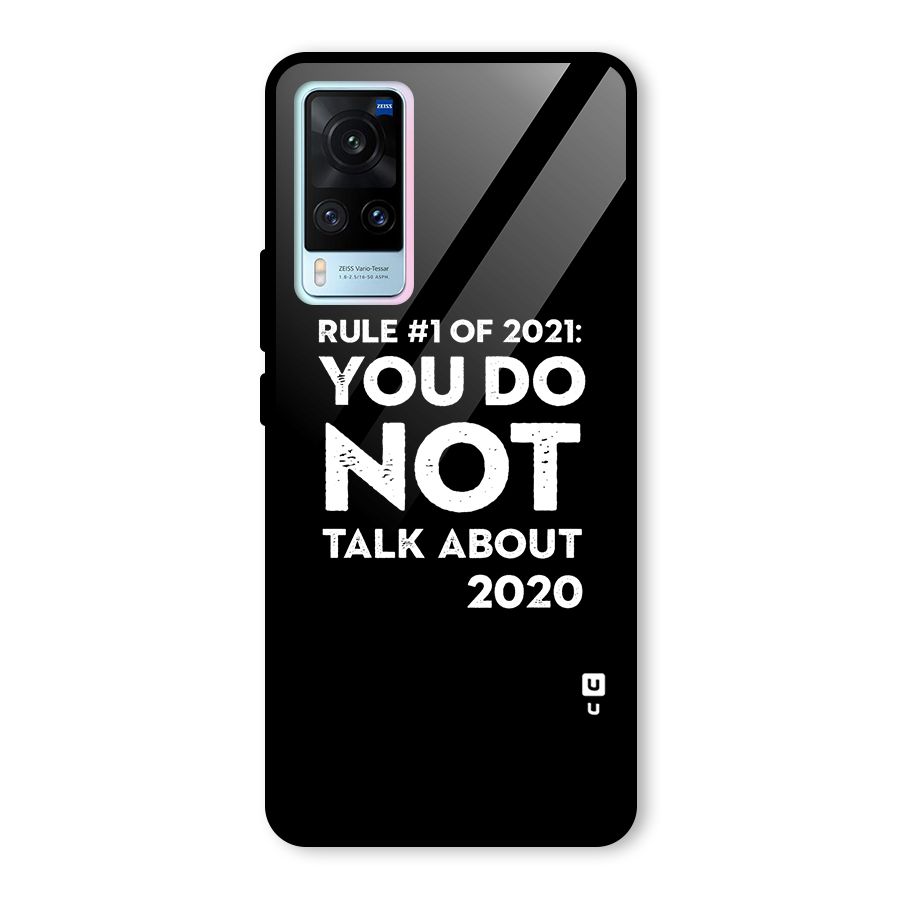 First Rule of 2021 Glass Back Case for Vivo X60