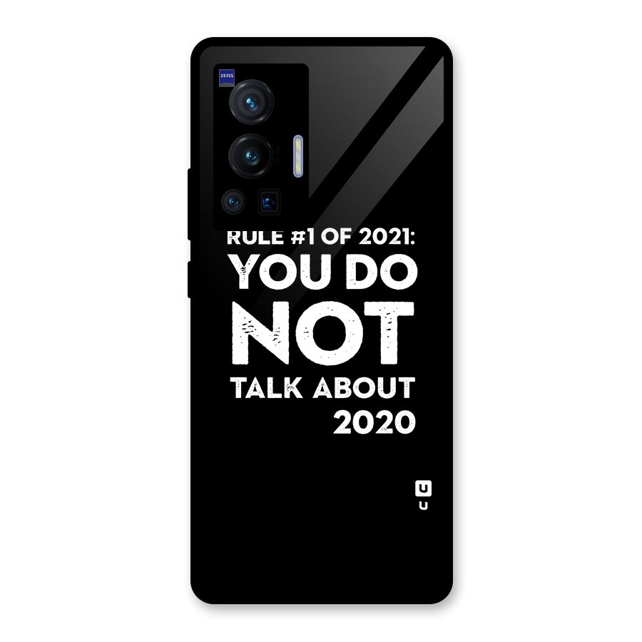 First Rule of 2021 Glass Back Case for Vivo X70 Pro