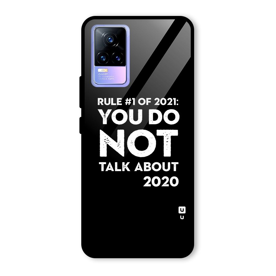 First Rule of 2021 Glass Back Case for Vivo Y73