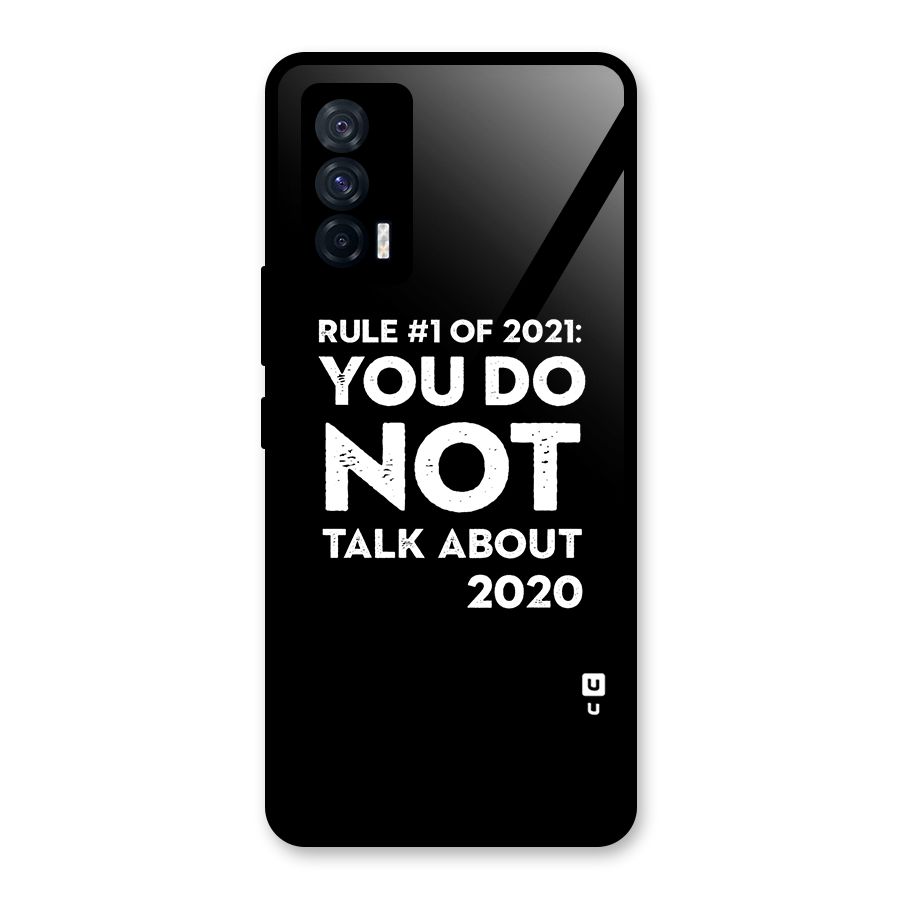 First Rule of 2021 Glass Back Case for Vivo iQOO 7 5G