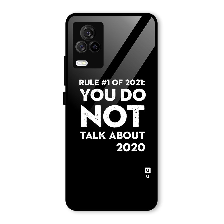 First Rule of 2021 Glass Back Case for Vivo iQOO 7 Legend 5G