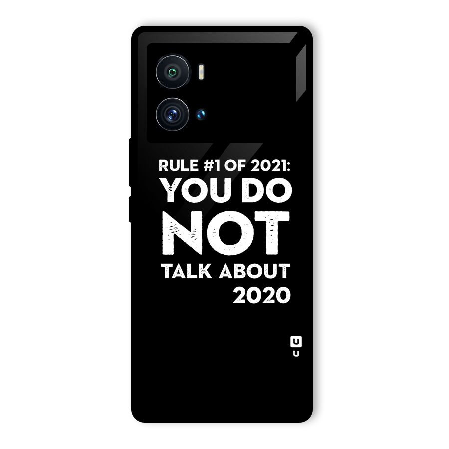 First Rule of 2021 Glass Back Case for Vivo iQOO 9 Pro