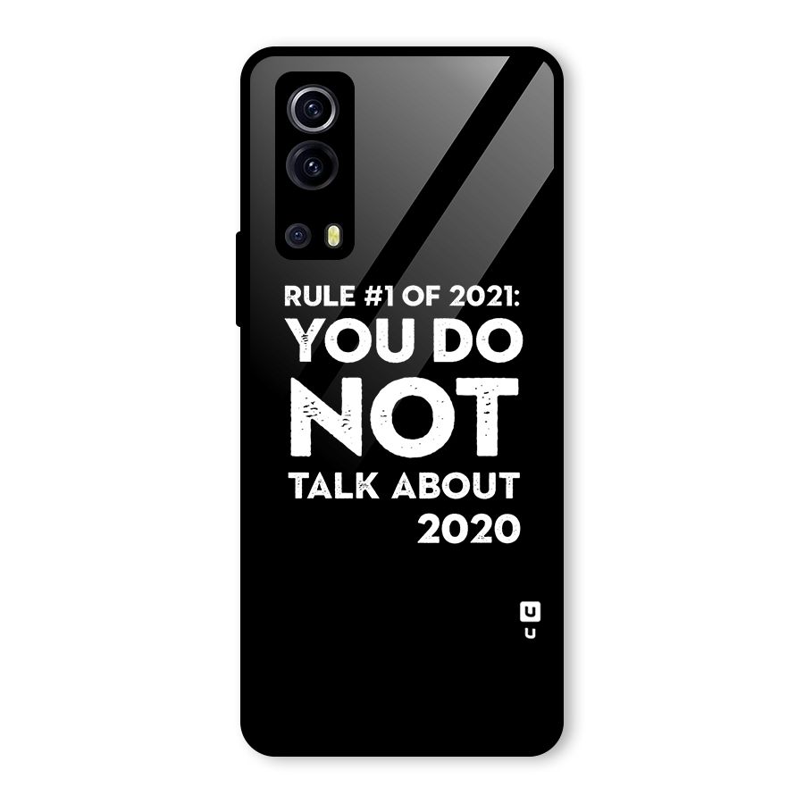 First Rule of 2021 Glass Back Case for Vivo iQOO Z3