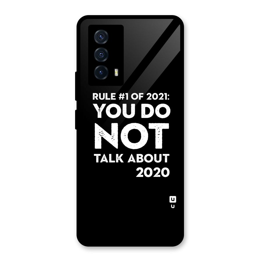 First Rule of 2021 Glass Back Case for Vivo iQOO Z5