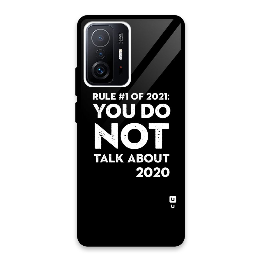 First Rule of 2021 Glass Back Case for Xiaomi 11T Pro