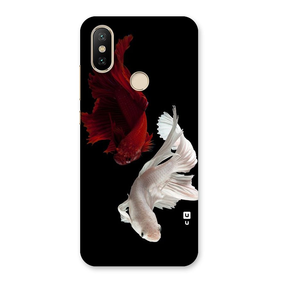 Fish Design Back Case for Mi A2