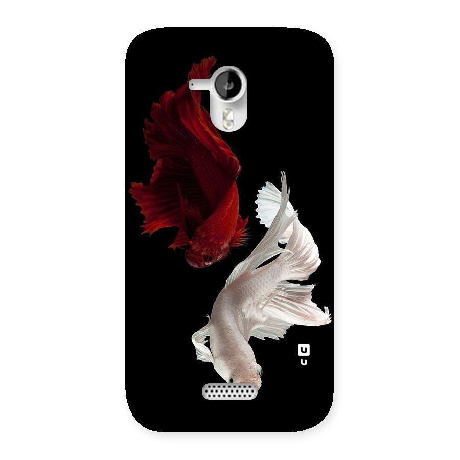 Fish Design Back Case for Micromax Canvas HD A116
