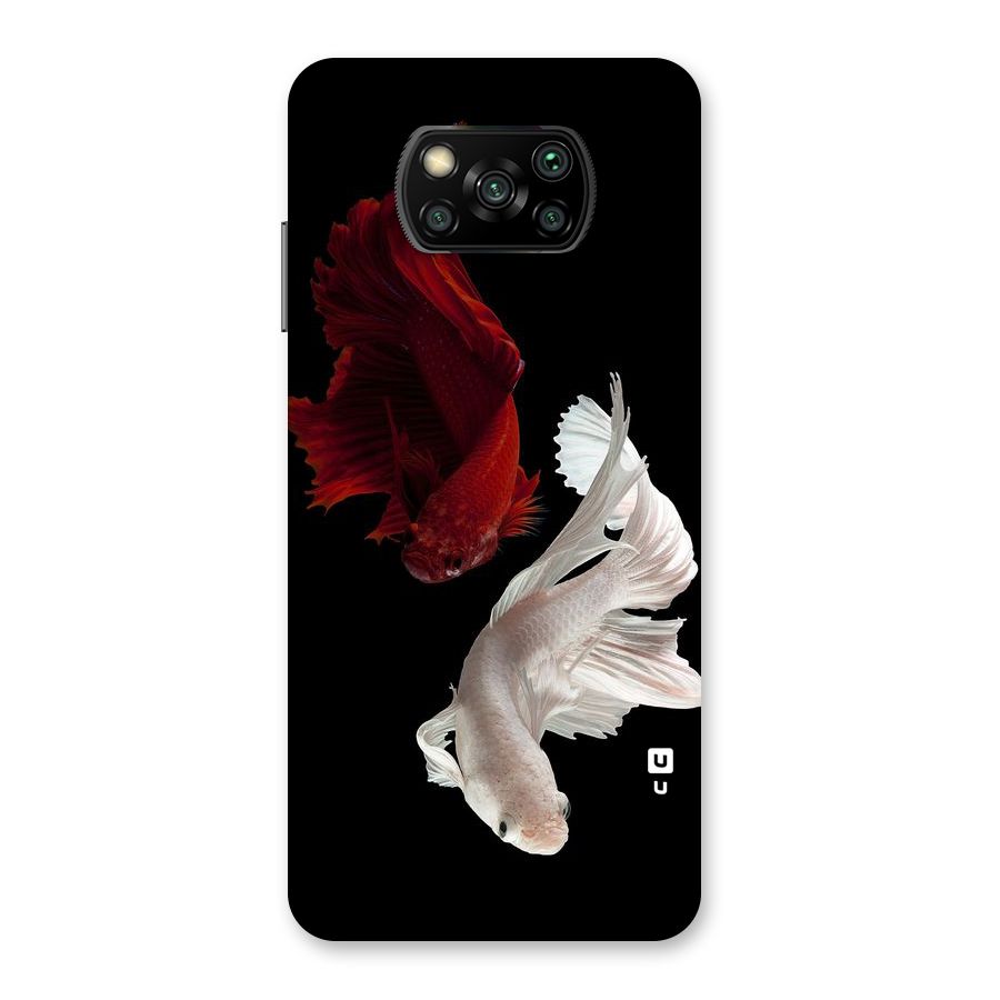 Fish Design Back Case for Poco X3