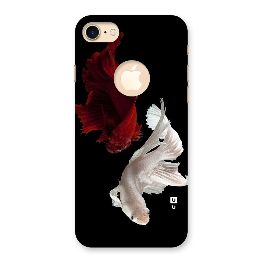 Fish Design Back Case for iPhone 7 Logo Cut