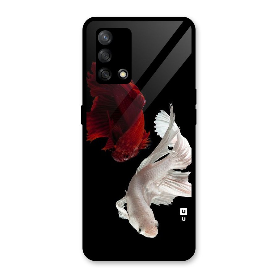 Fish Design Glass Back Case for Oppo F19