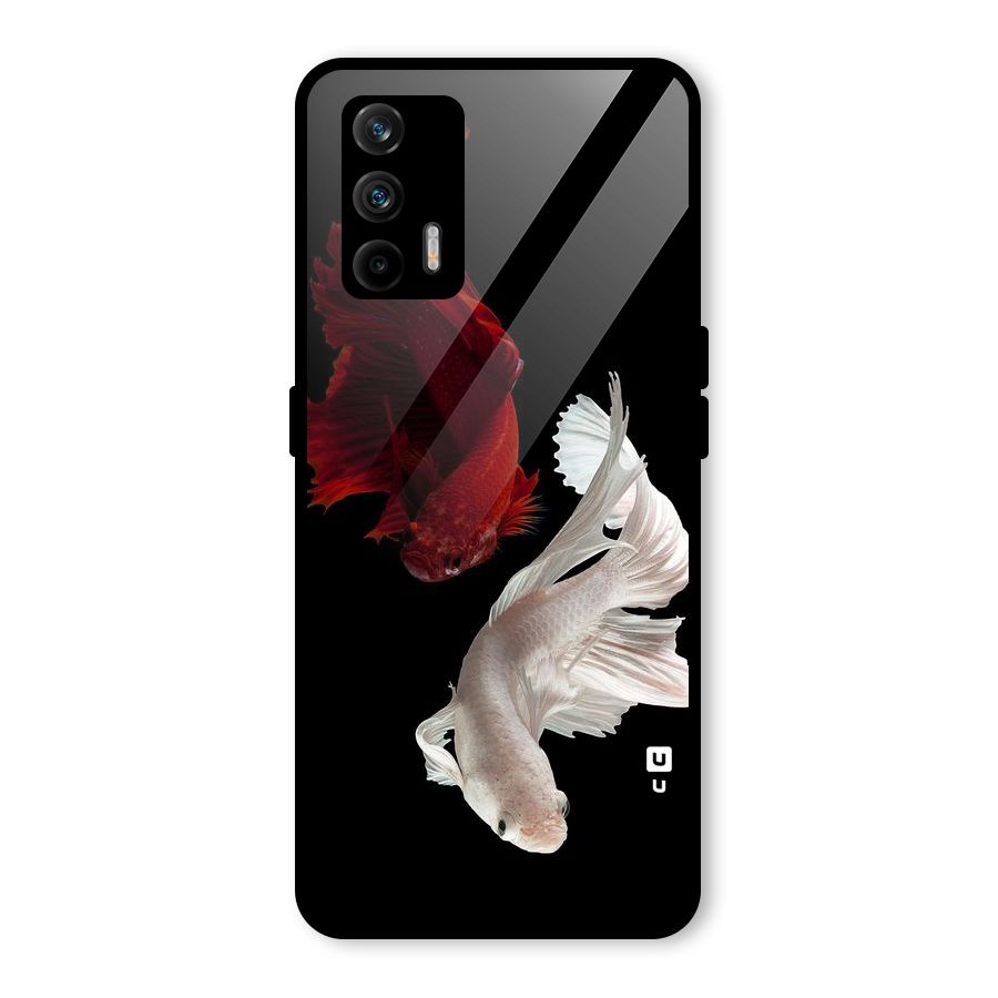 Fish Design Glass Back Case for Realme GT 5G