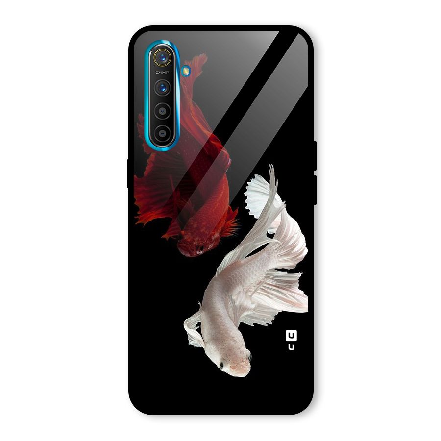 Fish Design Glass Back Case for Realme X2