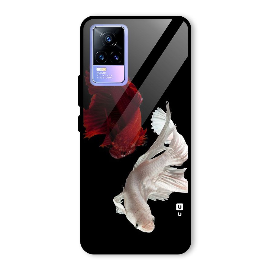 Fish Design Glass Back Case for Vivo Y73